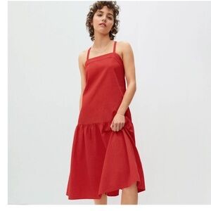 Everlane Red Midi Dress